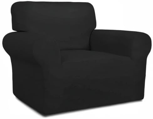 PureFit Super Stretch Chair Covers Fleece Couch Covers - Image 8