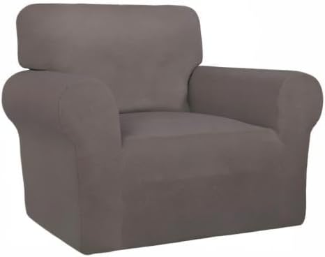 PureFit Super Stretch Chair Covers Fleece Couch Covers - Image 8