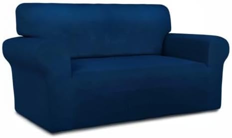 PureFit Stretch Loveseat Covers Fleece Couch Covers - Image 8