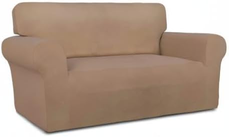 PureFit Stretch Loveseat Covers Fleece Couch Covers - Image 8