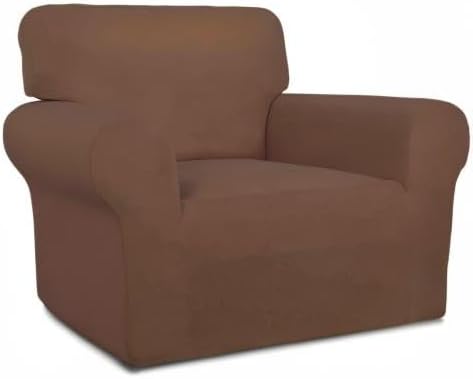 PureFit Super Stretch Chair Covers Fleece Couch Covers - Image 8