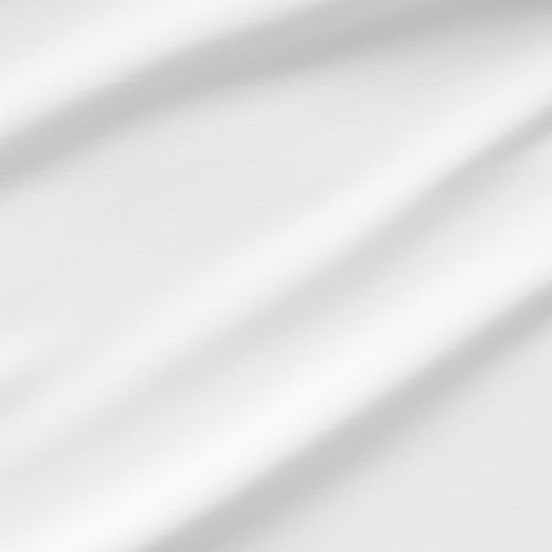 LuxClub 4 PC Queen Sheet Set, Deep Pockets Wrinkle Free Cooling Bed Sheets Hotel Bedding for Women, Men, Kids & Teens, Includes 1 Fitted Sheet, 1 Flat Sheet and 2 Pillowcases - Silky Soft White