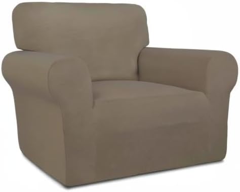 PureFit Super Stretch Chair Covers Fleece Couch Covers - Image 8