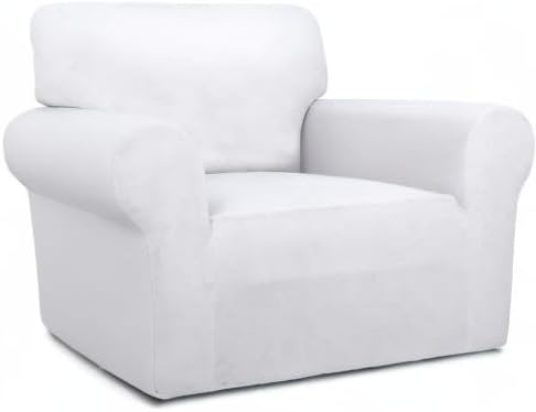 PureFit Super Stretch Chair Covers Fleece Couch Covers - Image 8