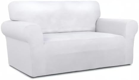 PureFit Stretch Loveseat Covers Fleece Couch Covers - Image 8