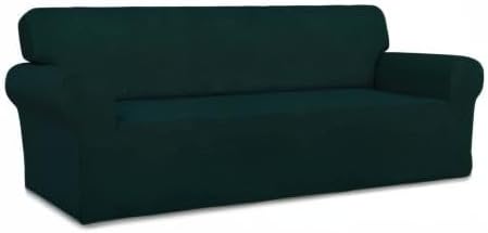 PureFit Stretch Couch Covers for Sofa Large Sofa Slipcovers Deep Teal | 1-Piece - Image 8