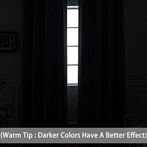 Yakamok Natural Room Darkening Curtains 84 inch Sliding Door Drapes | 1 - Image 6