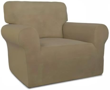 PureFit Super Stretch Chair Covers Fleece Couch Covers - Image 8