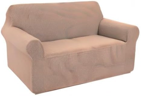 U-NICE HOME Loveseat Cover Stretch Couch Cover Sofa Slipcover, Camel | 2 - Image 8
