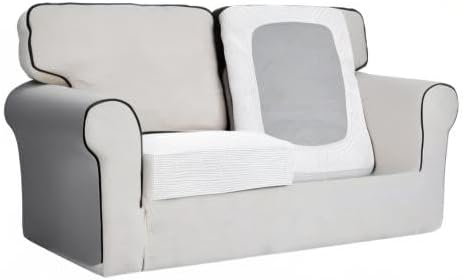 Easy-Going Stretch 2 Pieces Loveseat Couch Cushion Cover - Image 8