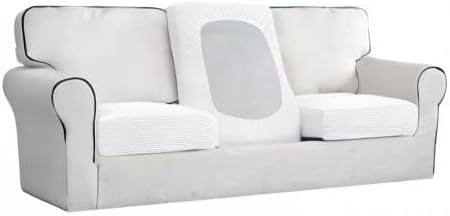 Easy-Going Stretch 3 Pieces Couch Cushion Cover - Image 8