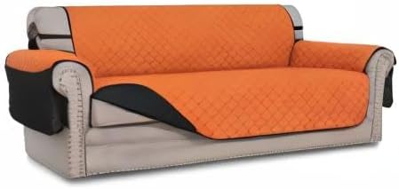 Easy-Going Reversible Couch Cover, 4 Seater Sofa, Washable Slipcover - Image 8