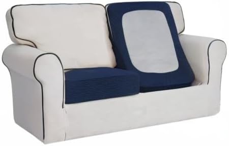 Easy-Going Stretch 2 Pieces Loveseat Couch Cushion Cover - Image 8