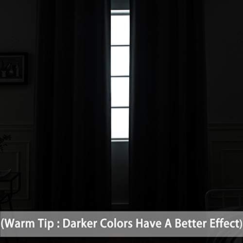 Yakamok Purple Room Darkening Curtains 84 inch Sliding Door Drapes | 1 - Image 3