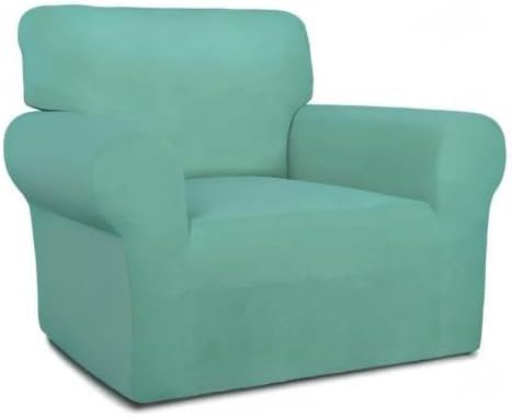 PureFit Super Stretch Chair Covers Fleece Couch Covers - Image 8