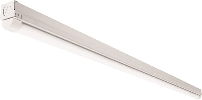 Lithonia Lighting 1 Light LED Strip Light, 4 Foot LED Ceiling Lighting Fixture, 2500 Lumens, 4000K, 80CRI, 20W, Kitchen and Garage Use (MNSL L46 1LL 120V 40K 80CRI M6)