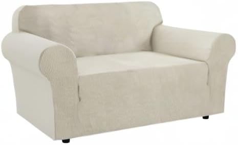 H.VERSAILTEX Stretch Loveseat Covers 1-Piece Loveseat Slipcover|Sofa Cover - Image 9