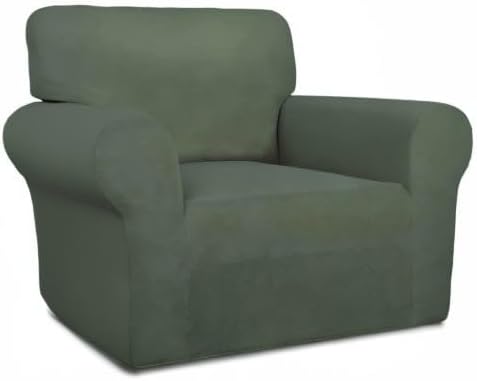 PureFit Stretch Chair Covers Fleece Couch Covers - Image 8