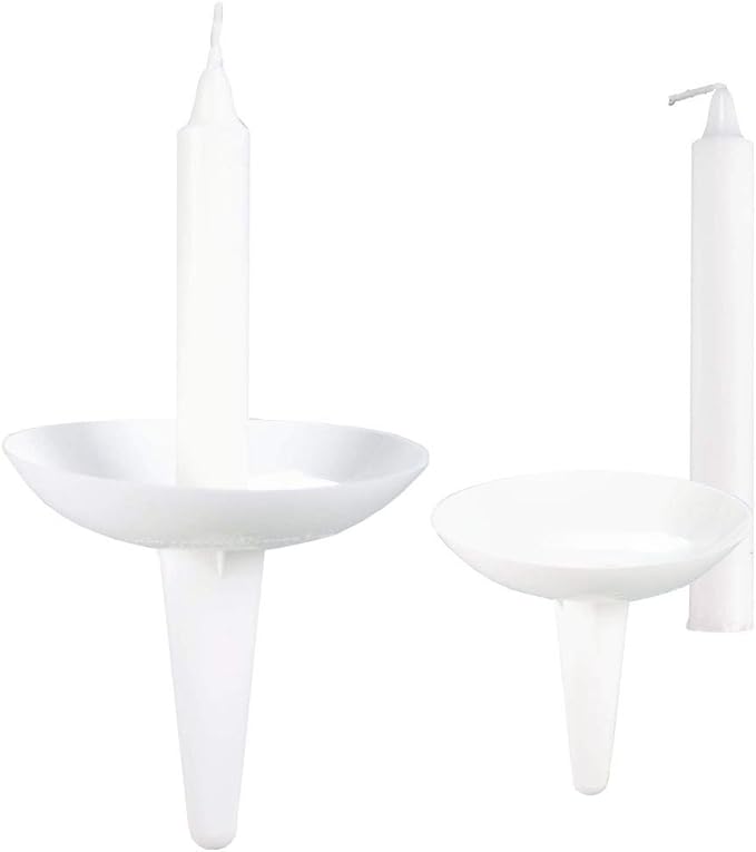 Concordia Supply Candlelight Service Reusable Plastic Candle Holders - 1000 Pcs. Candle Protector for Church, Memorial, & Christmas Eve Services