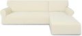 PureFit Stretch Sectional Couch Covers 2 pcs Non Slip L Shape Sofa Cover | by PureFit