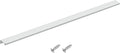 uxcell Cabinet Finger Edge Pull, 1pcs 600mm / 23.62" Aluminum Alloy Back Mount Hidden Cabinet Pulls Concealed Handle for Home Kitchen Drawer Cabinet, Silver