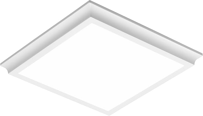 Homewerks 7141-110-G4 Bathroom Fan Integrated LED Light Ceiling Mount Exhaust Ventilation Whisper Quiet 2.0 Sones 110 CFM, White