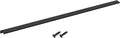 uxcell Cabinet Finger Edge Pull, 1pcs 800mm / 31.5" Aluminum Alloy Back Mount Hidden Cabinet Pulls Concealed Handle for Home Kitchen Drawer Cabinet, Black