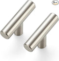 JOY DECOR 5 Pack Cabinet Knobs, Brushed Nickel Cabinet Handles, 2in Kitchen Cabient Knobs, Single Hole Drawer Knobs for Dresser Drawers