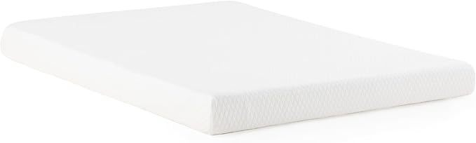 Linenspa 5 Inch Gel Infused Memory Foam Mattress - Queen Size - Firm - Low Profile Bed - Mattress in a Box - Youth or Kids Bed - Guest Bedroom - Pressure Relieving and Breathable - CertiPur Certified