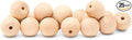 Wood Knobs, 1 Inch Round Natural Wood Drawer Pulls, Pack of 25 Unfinished Wooden Drawer Knobs, Ball Shaped Wood Cabinet Knobs, Nursery Dresser Knobs, Wood Door Knobs and Crafts