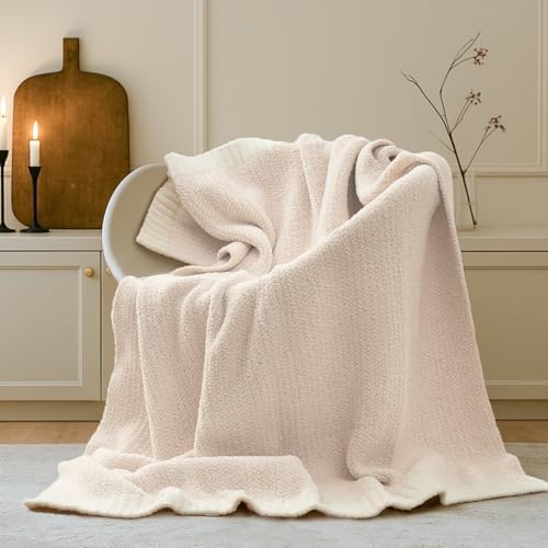 Snuggle Sac Buttery Ivory Throw Blanket - Image 3