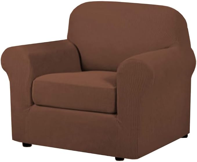 H.VERSAILTEX 2-Piece Armchair Cover Chair Slipcovers by HVERSAILTEX