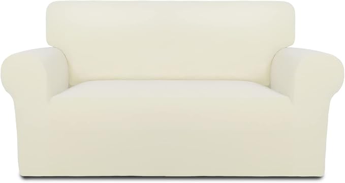 PureFit Stretch Loveseat Covers Fleece Couch Covers by PureFit