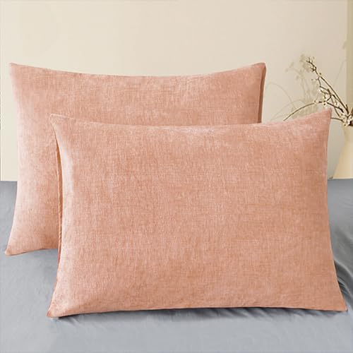 CaliTime Decorative Standard Throw Pillow Covers 26 X 20 Inches Dusty Pink | by CaliTime