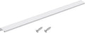 uxcell Cabinet Finger Edge Pull, 1pcs 500mm / 19.69" Aluminum Alloy Back Mount Hidden Cabinet Pulls Concealed Handle for Home Kitchen Drawer Cabinet, Silver