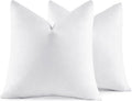 MIULEE 28x28 Euro Pillow Inserts, Double-Layer Down-Proof Cotton Cover by MIULEE