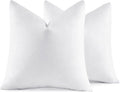 MIULEE 18x18 Pillow Inserts, Double-Layer Down-Proof Cotton Cover, Decorative by MIULEE