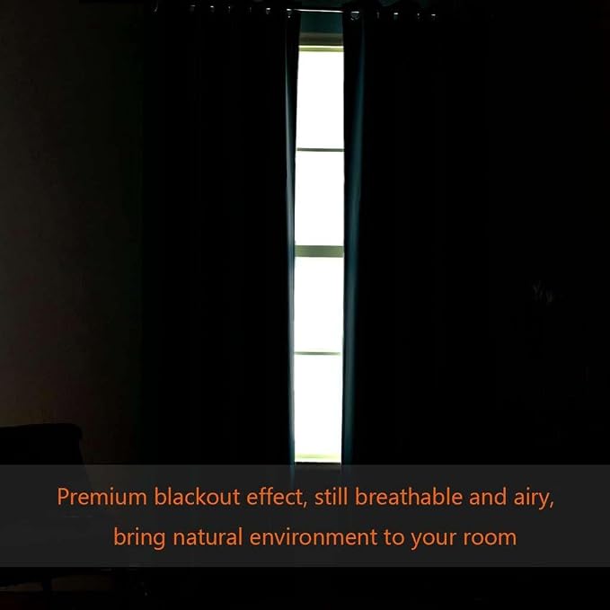 H.VERSAILTEX Blackout Patio Curtains 100 x 84 Inches - Image 6
