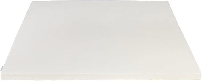 Pure Green Natural Latex Mattress Topper w/Jersey Cover - Soft - 2 Inch - Queen Size (GOTS Certified Organic)