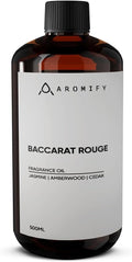 Diffuser Oil Inspired by Baccarat Rouge, 16.9 FL Oz, 500 mL, Luxury Hotel Scent for Home, Bathroom, Spa & Office, Essential Oil Blend for Aromatherapy, Amberwood & Cedar.