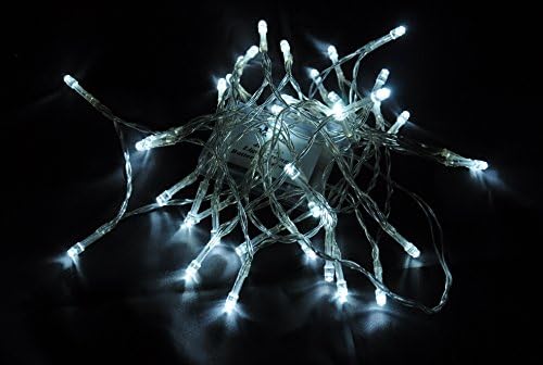 Karlling Battery Operated White 40 LED Fairy Light String Wedding Party Xmas Christmas Decorations(White)