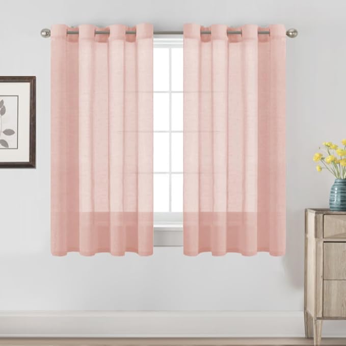 H.VERSAILTEX Linen Curtains Natural Blended Curtain Panels by HVERSAILTEX