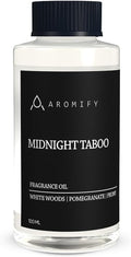 Midnight Taboo Diffuser Oil, 3.3 Fl Oz 100 mL Inspired by Luxury Hotels, Hotel Scent for Home, Office, Bathroom, Aromatherapy Blend of Essential Oil, Lemon & Pomegranate Scents