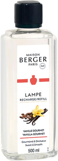 Maison Berger - Vanilla Gourmet - Lampe Berger Fragrance Refill for Home Fragrance Oil Diffuser - 16.9 Fluid Ounces - 500 milliliters