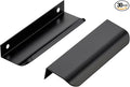 Ravinte Hardware 30 Pack Black Cabinet Handles, 4.75 Inch (120mm) Finger Edge Pulls, 3.75 Inch Hole Center, Finger Pulls for Cabinets