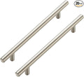 JOY DECOR 20 Pack Cabinet Handles, Brushed Nickel Cabinet Pulls, 6-1/4 in Hole Center Kitchen Cabinet Handles, Stainless Steel T Bar Handles for Dresser Drawers