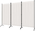 Morngardo Room Divider Folding Privacy Screens 3 Panel Partitions Dividers Portable Separating for Home Office Bedroom Dorm Decor