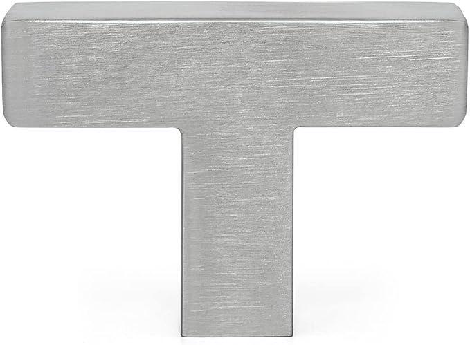 Ravinte 3 Pack 2 inch Length Square Cabinet Pulls Brushed Nickel Stainless Steel Kitchen Drawer Pulls Cupboard Handles Cabinet Handles