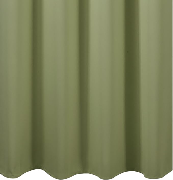 Blackout Curtains 52 x 108 inch/Sage Green Curtains Set of 2 Panels/Thermal - Image 8