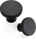 Ravinte 30 Pack Cabinet Knobs Black Kitchen Cabinet Knobs Round Dresser Drawer Pulls Closet Door Pulls 1-1/5 Inch